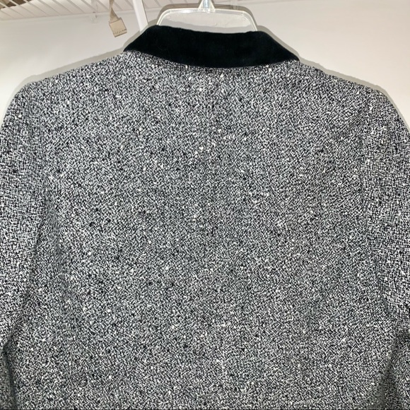 Vintage Pendleton Wool Blazer Gray Black Petite 10 - Picture 5 of 6